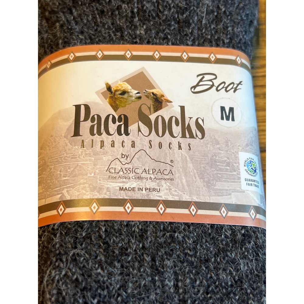 Classic Alpaca Paca Socks Boot Black Unisex Medium Alpaca Blend Warm Hnt NWT
NEW - Picture 2 of 9